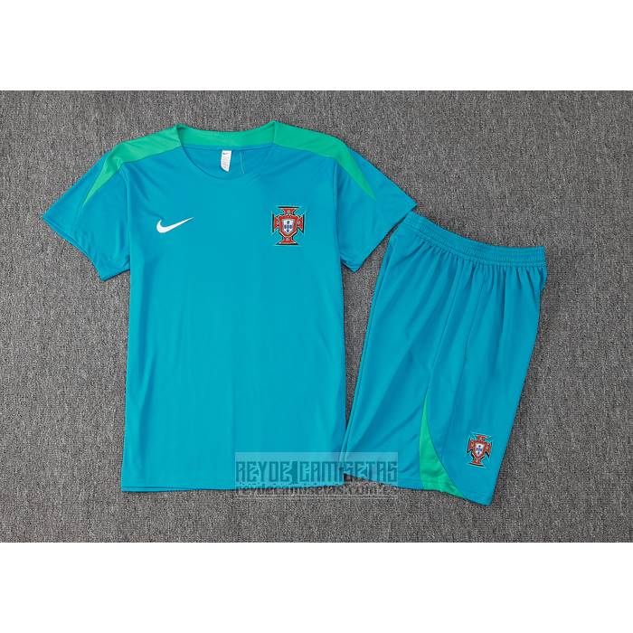 Chandal del Portugal Manga Corta 2024-2025 Verde - Pantalon Corto